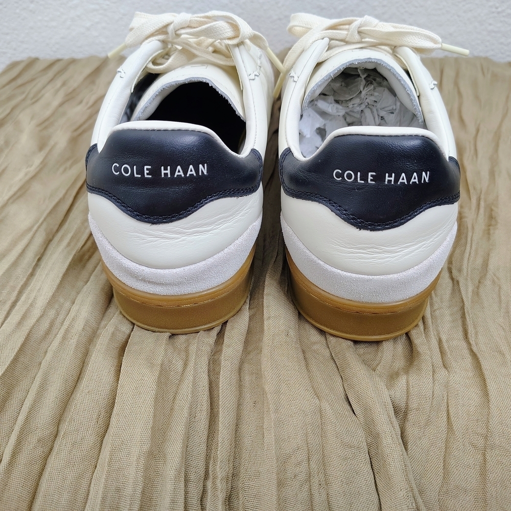 Cole Haan GrandSeries Women’s Leather Sneakers White Gum Sole Size 10B - Picture 8 of 14